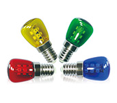 T27 Coloured LED Pygmy Bulbs