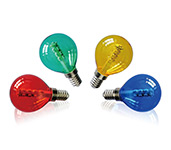 G45 Coloured LED Golf Ball Bulbs