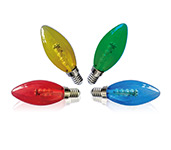 C35 Coloured LED Candle Bulb